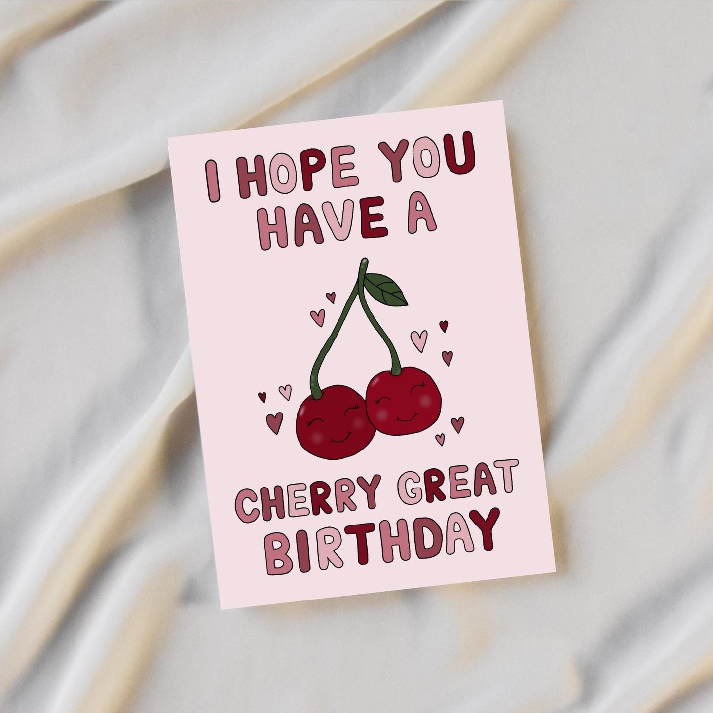 Cherry Pun Birthday Card