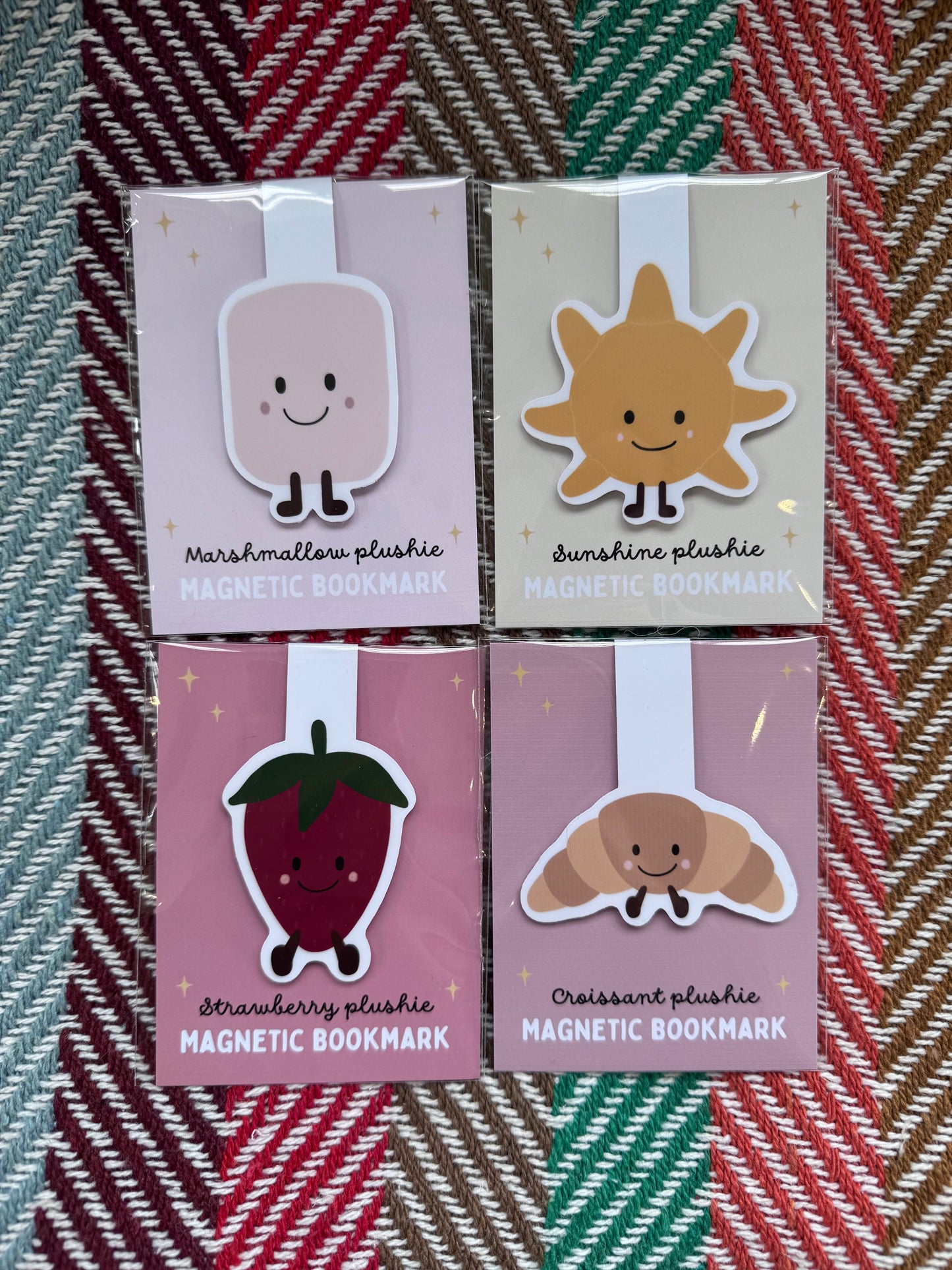 Marshmallow Magnetic Bookmark