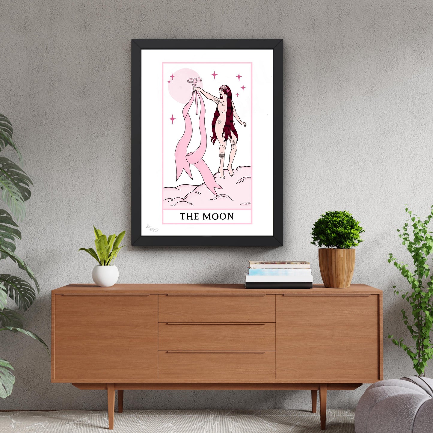 The Moon Tarot Poster