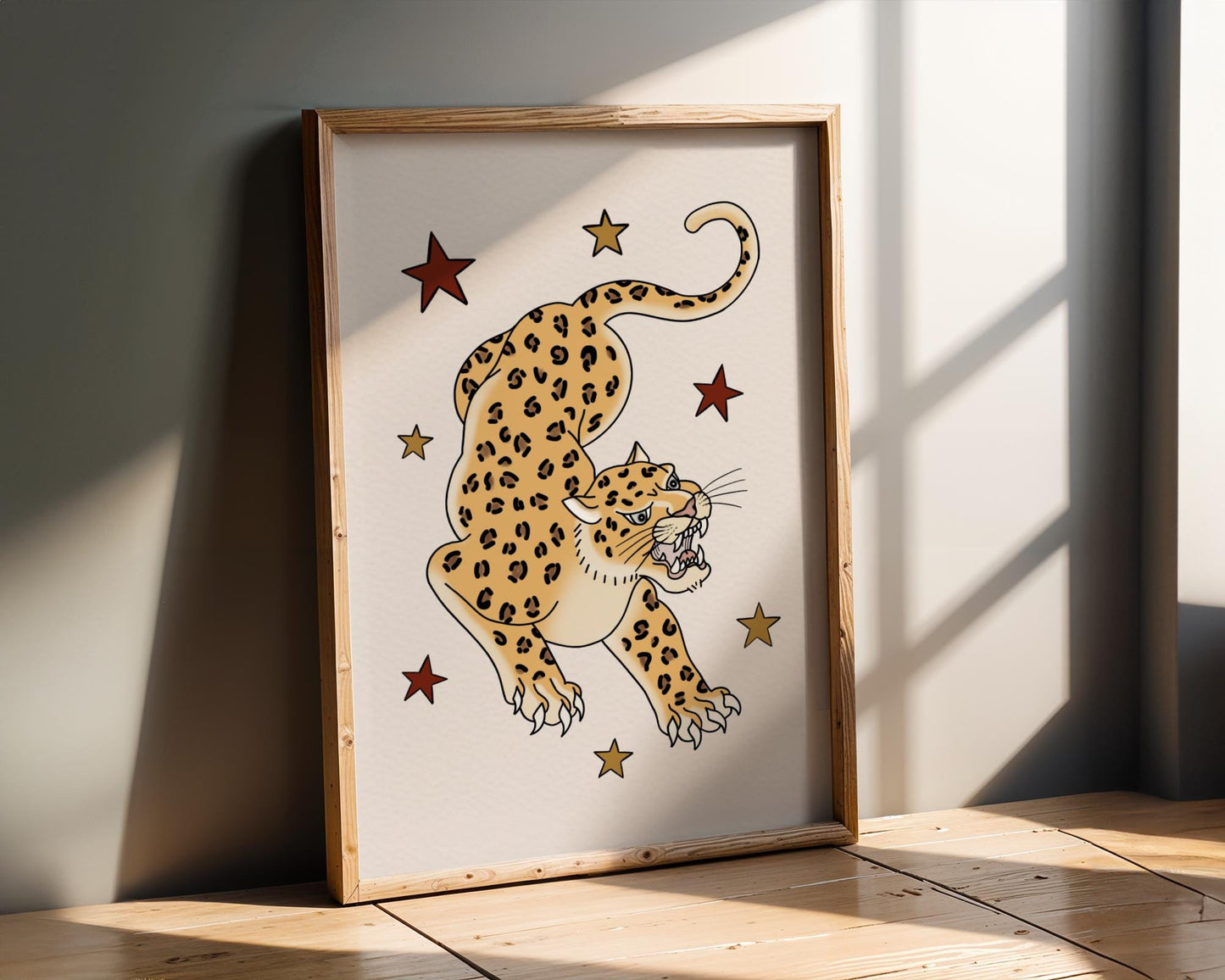 Traditional Style Leopard Print