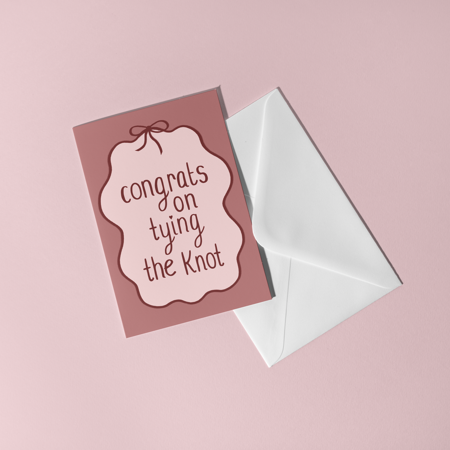 Congrats On Tying The Knot Card