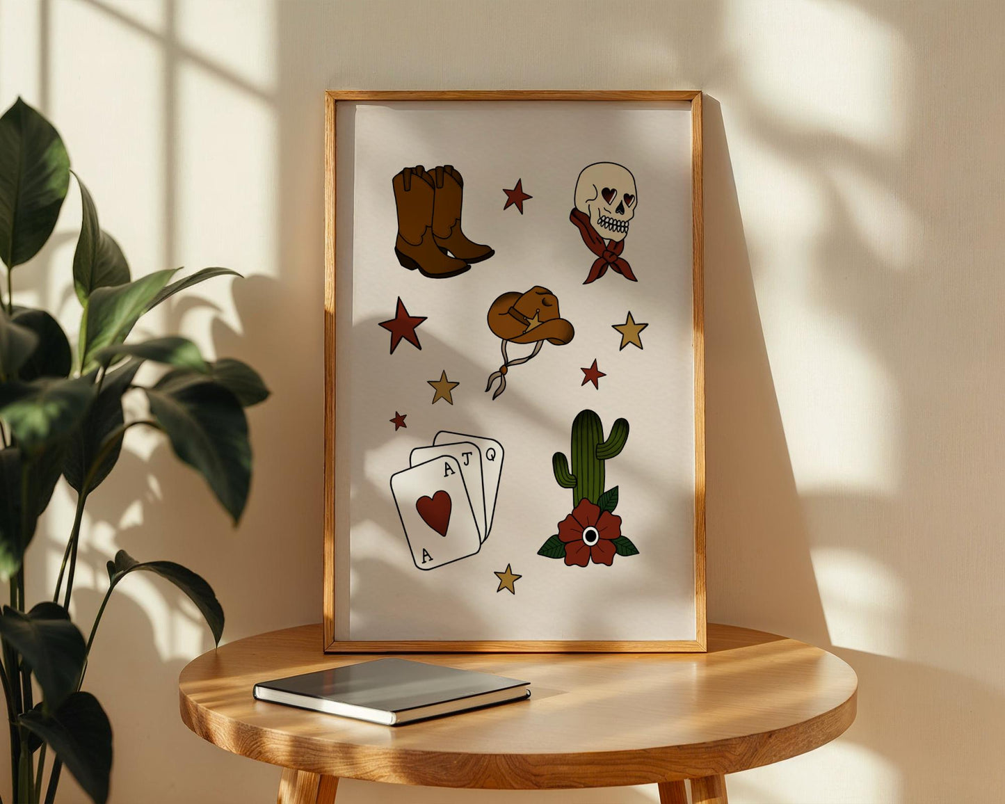 Western Cowboy Flash Print