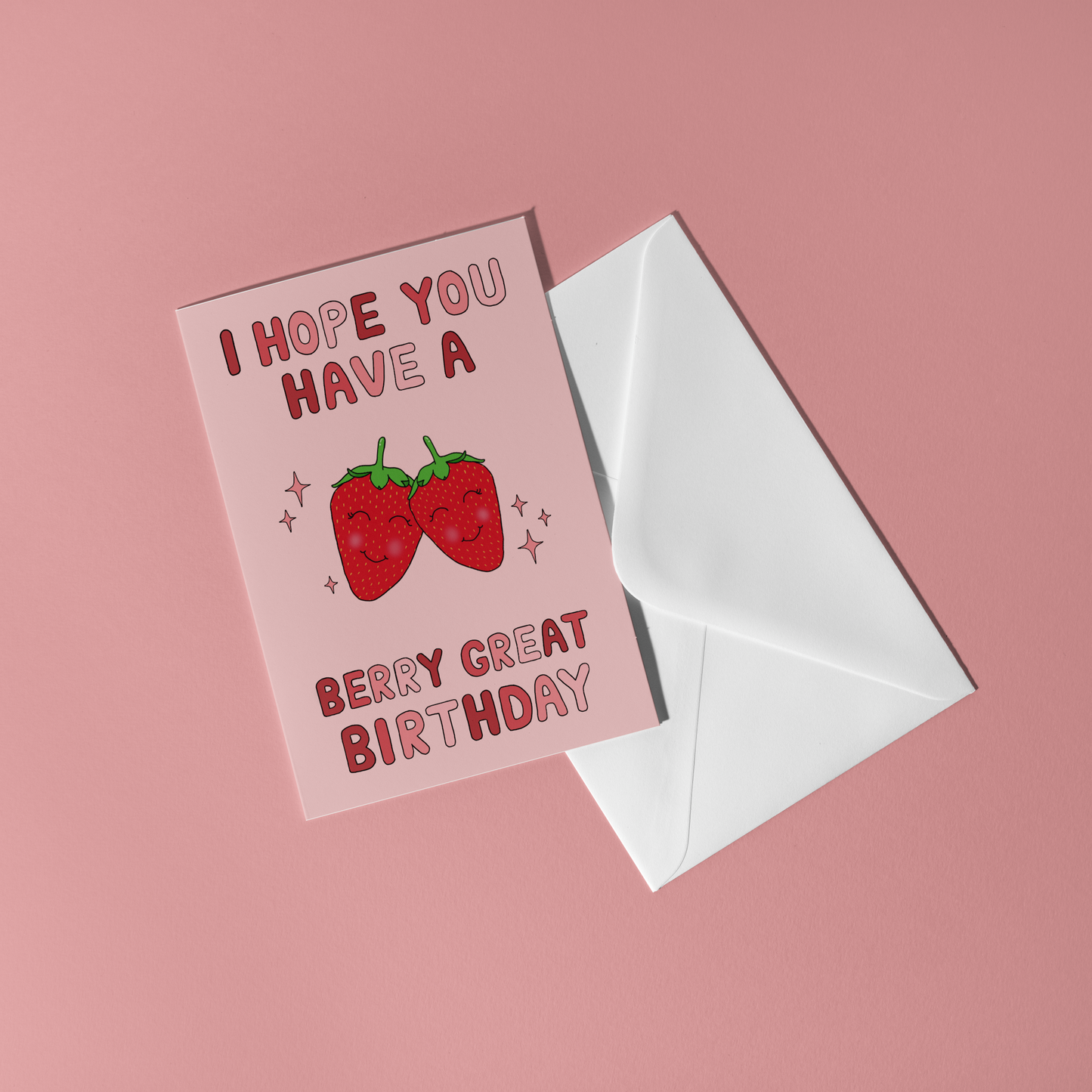 Strawberry Pun Birthday Card
