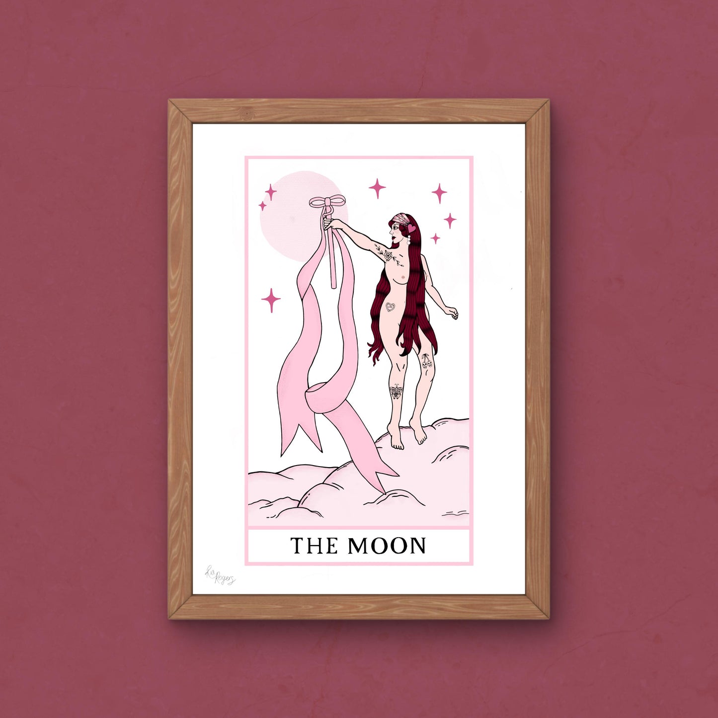 The Moon Tarot Poster