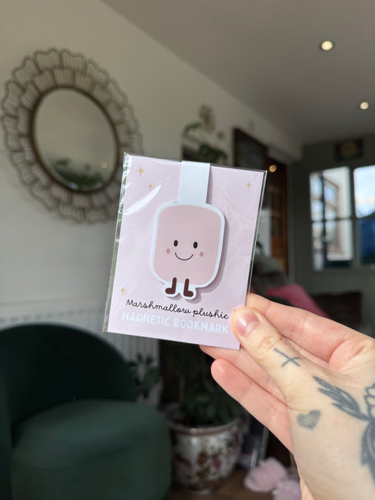 Marshmallow Magnetic Bookmark
