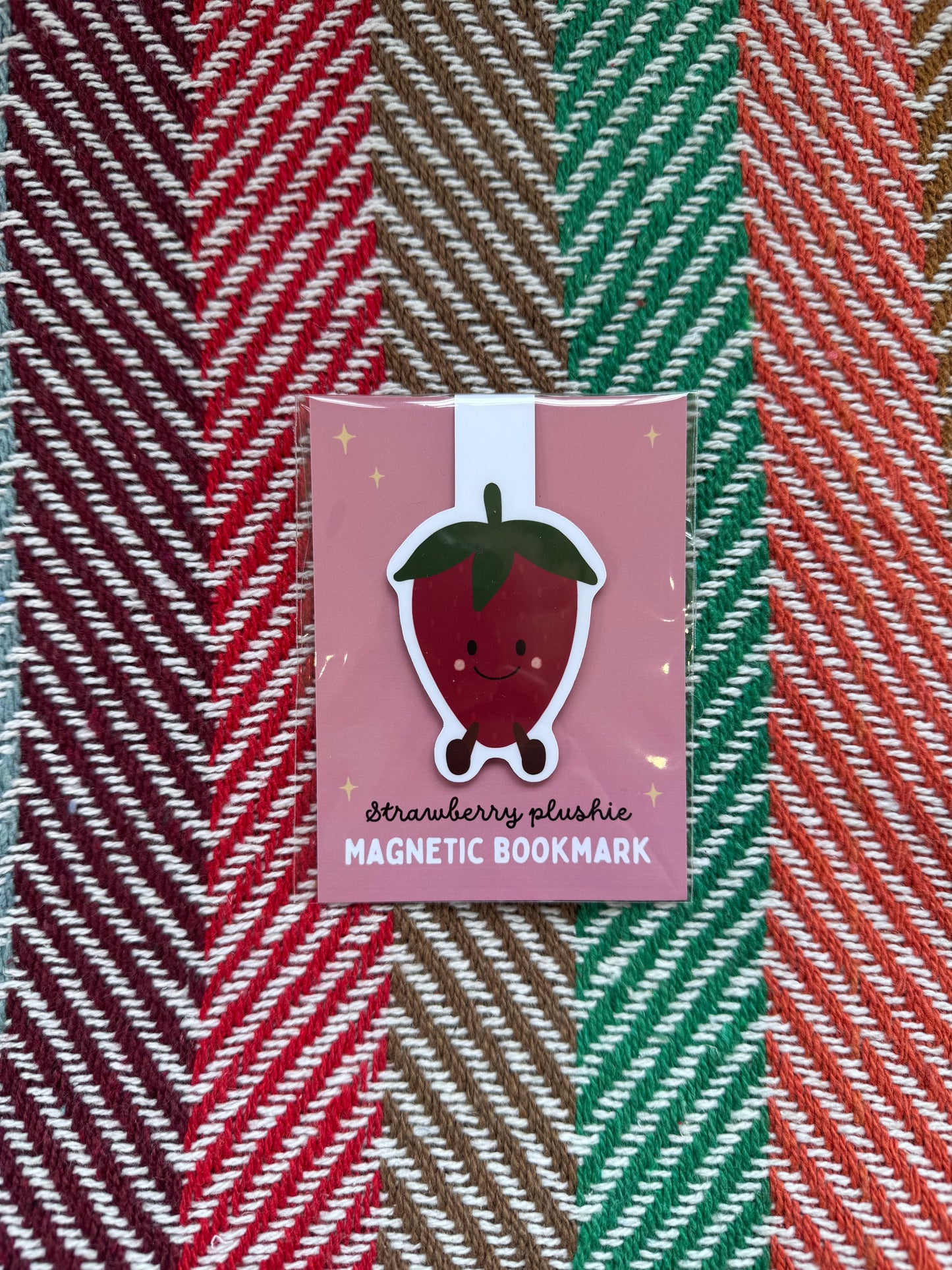 Strawberry Magnetic Bookmark