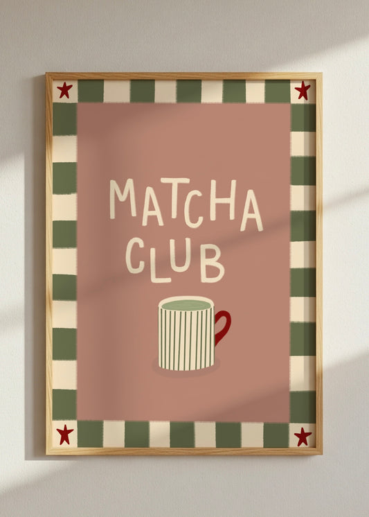 Matcha Club Print