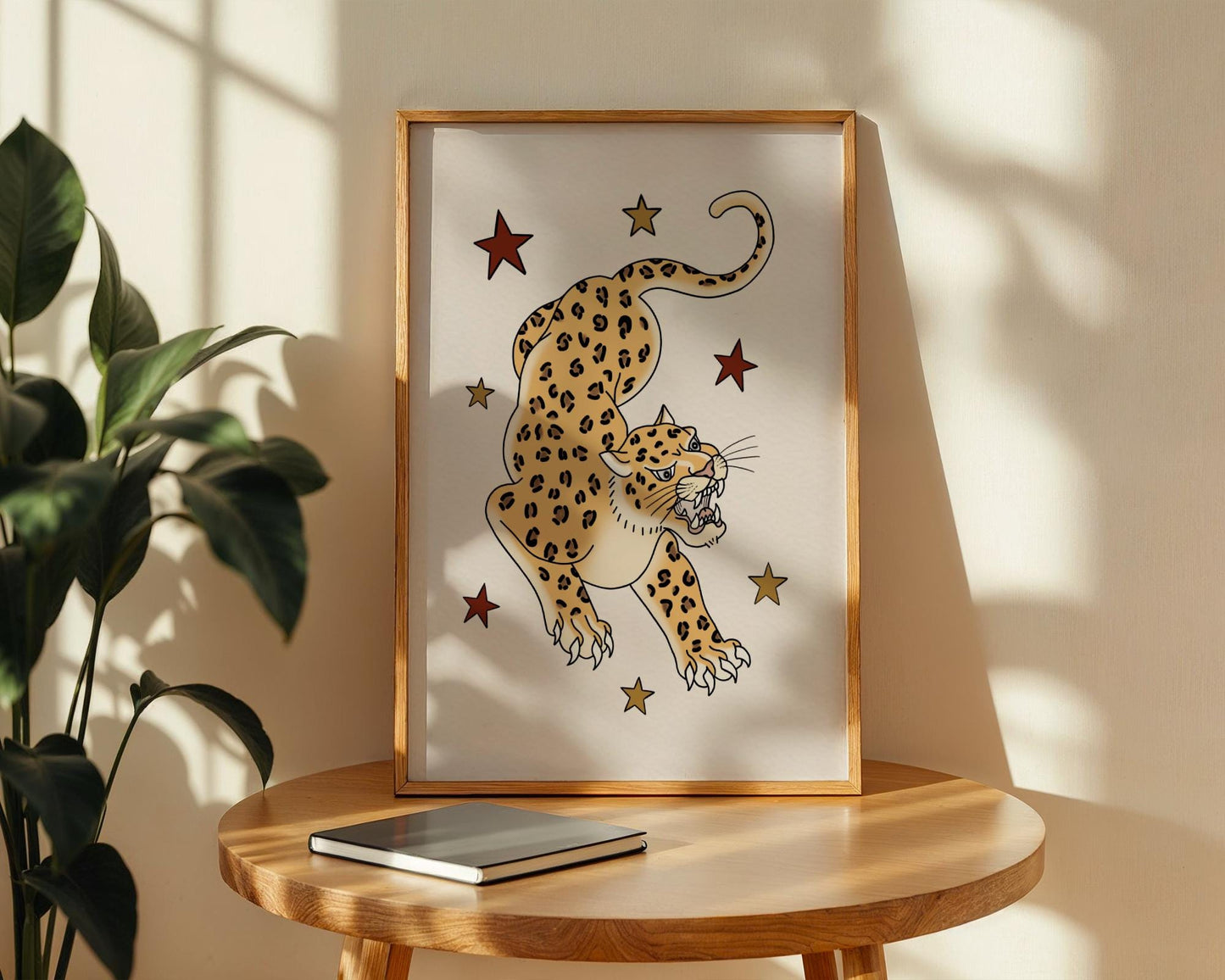 Traditional Style Leopard Print