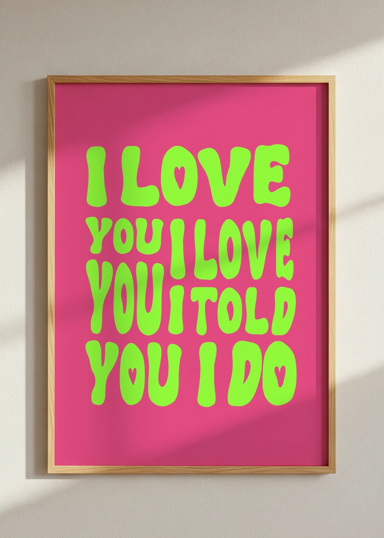 Fontaines DC I Love You Print