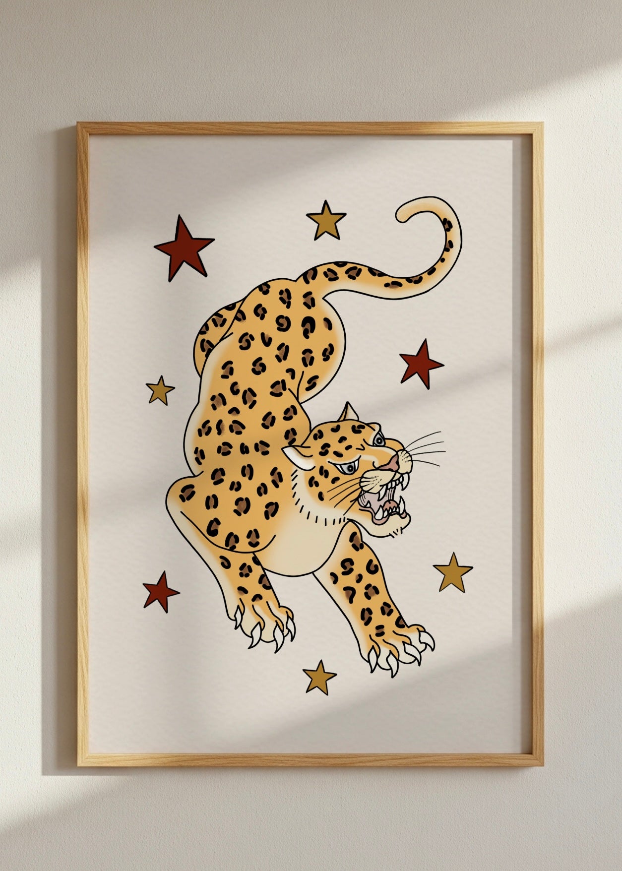 Traditional Style Leopard Print