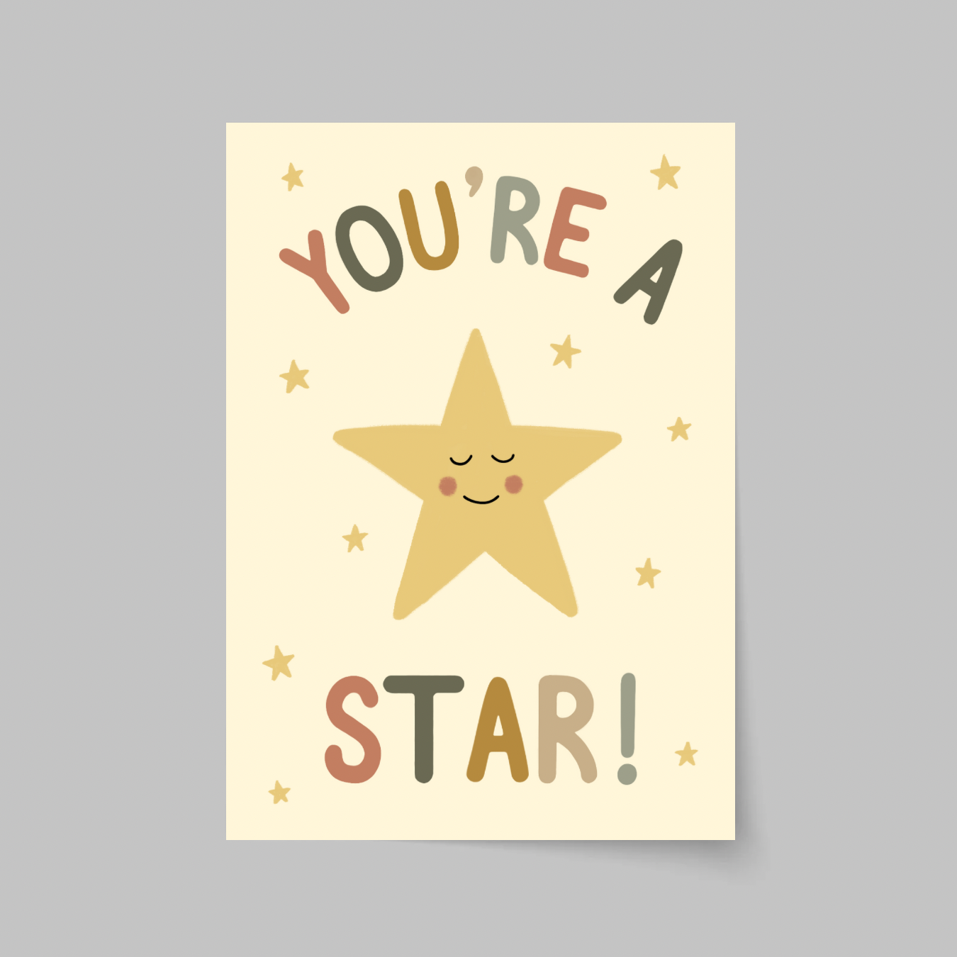 You’re A Star Card