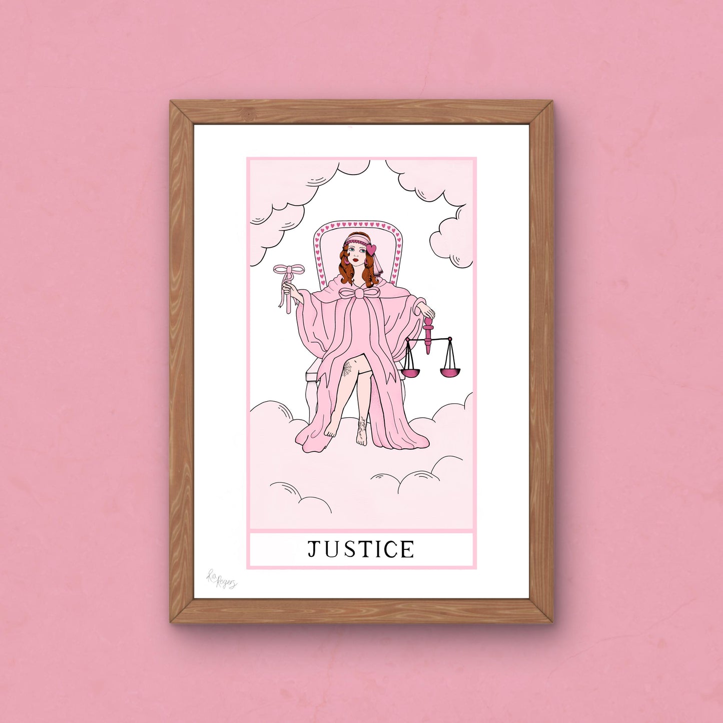 Justice Tarot Poster