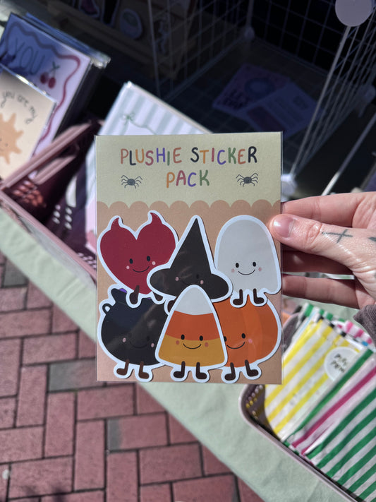 Halloween Plushie Sticker Pack