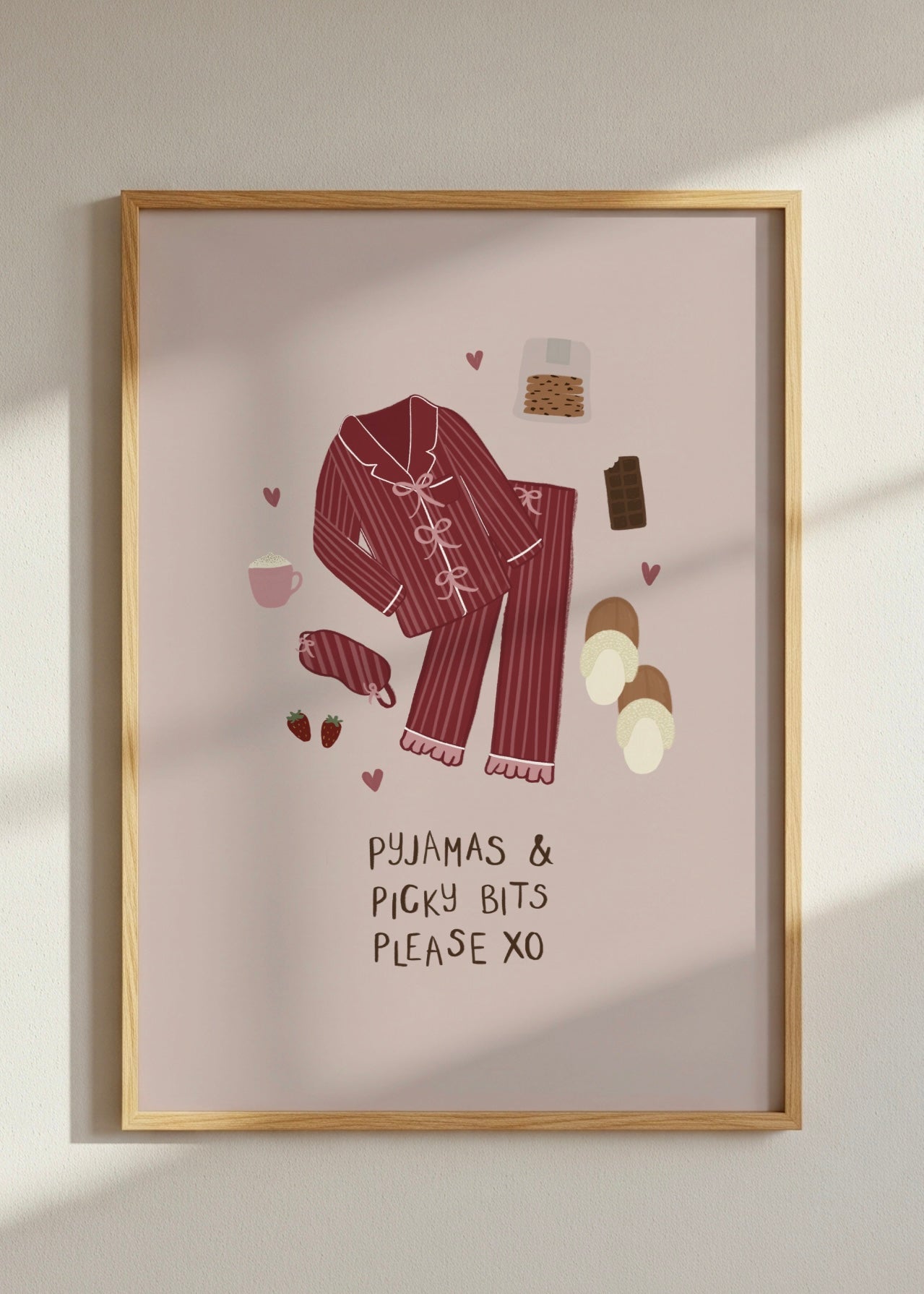 Pyjamas & Picky Bits Print