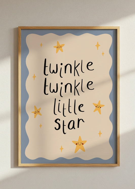 Twinkle Twinkle Little Star Print