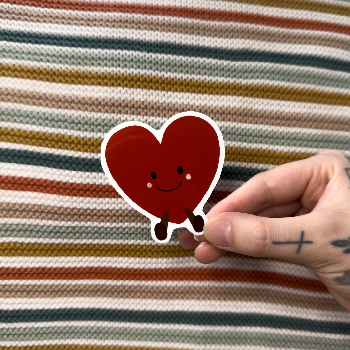 Heart Plushie Sticker
