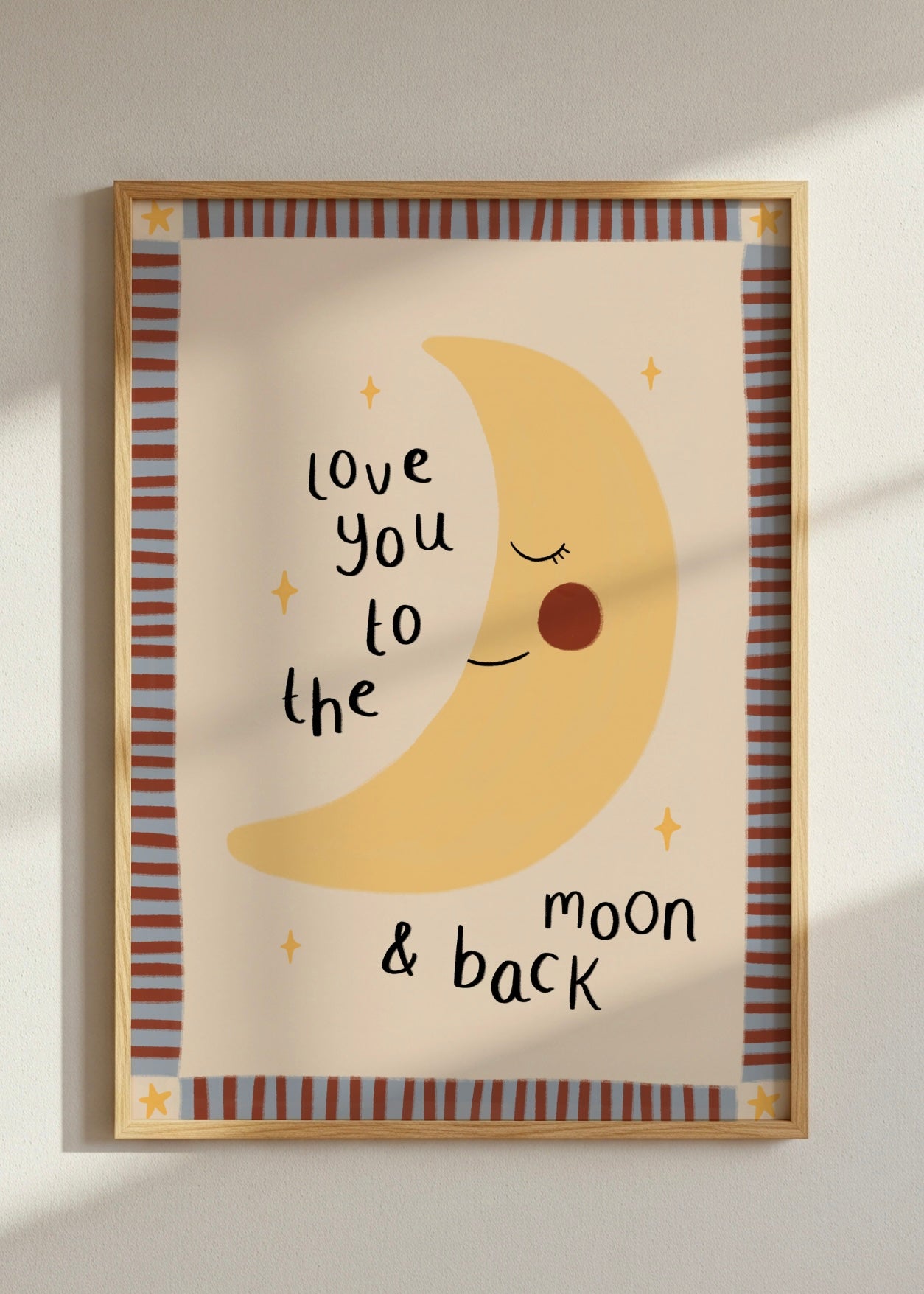 Love You To The Moon And Back Print