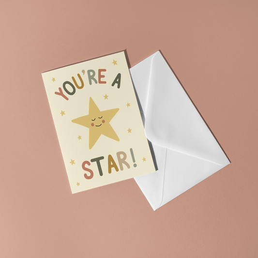 You’re A Star Card