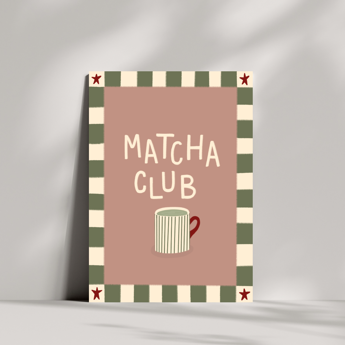 Matcha Club Print