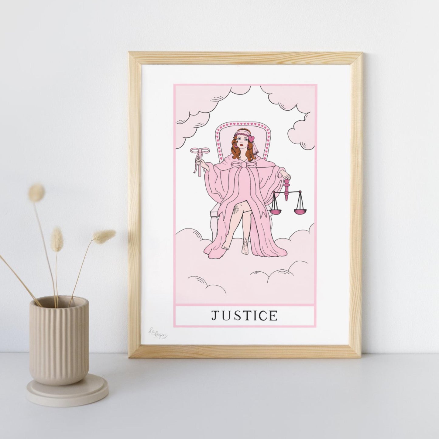 Justice Tarot Poster