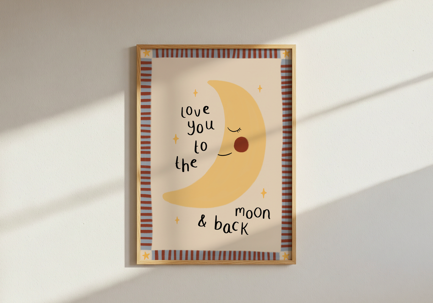Love You To The Moon And Back Print