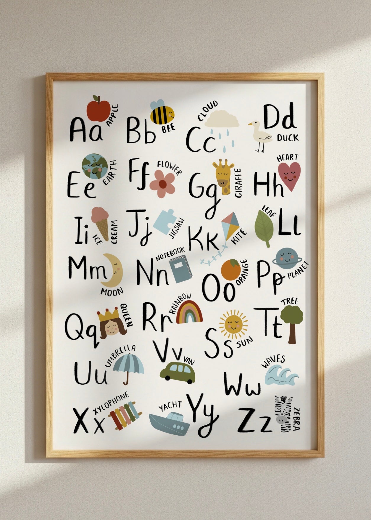 Alphabet Learning Children’s Print