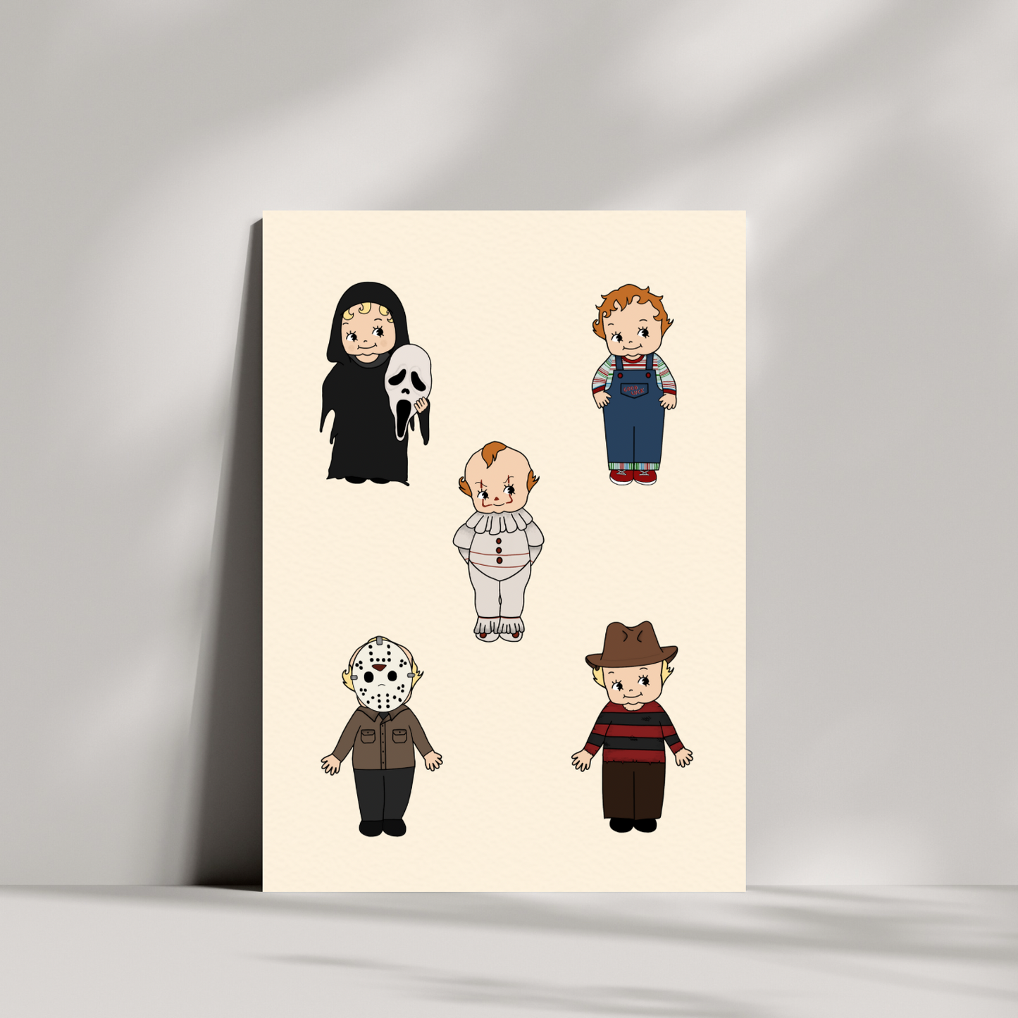 Sonny Kewpie Style Horror Character Print