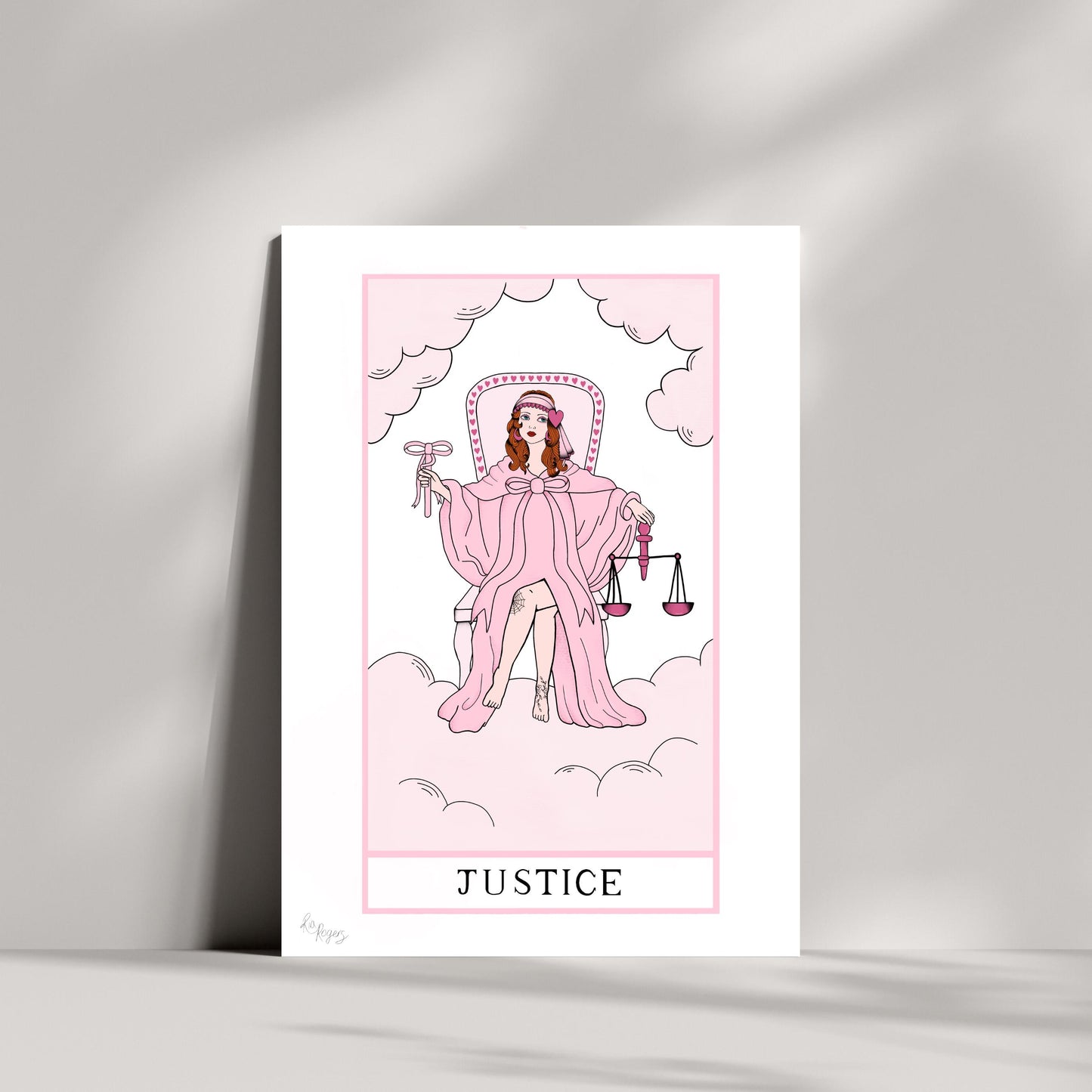 Justice Tarot Poster