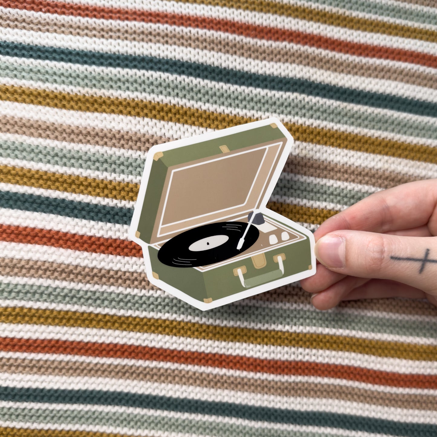 Record Player Sticker