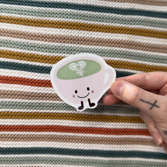 Matcha Plushie Sticker