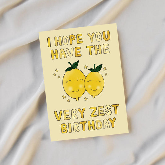 Lemon Pun Birthday Card
