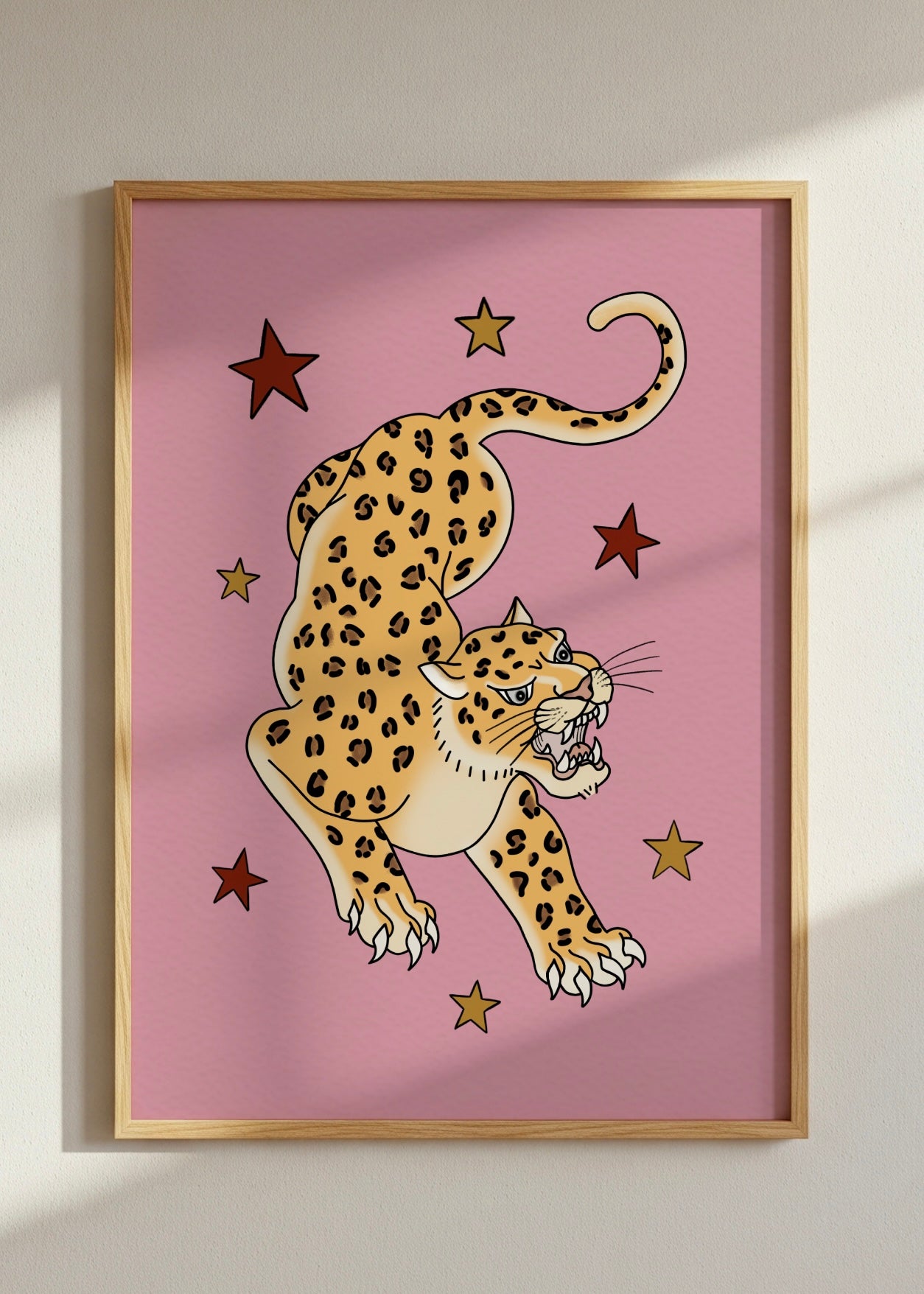 Traditional Style Leopard Print