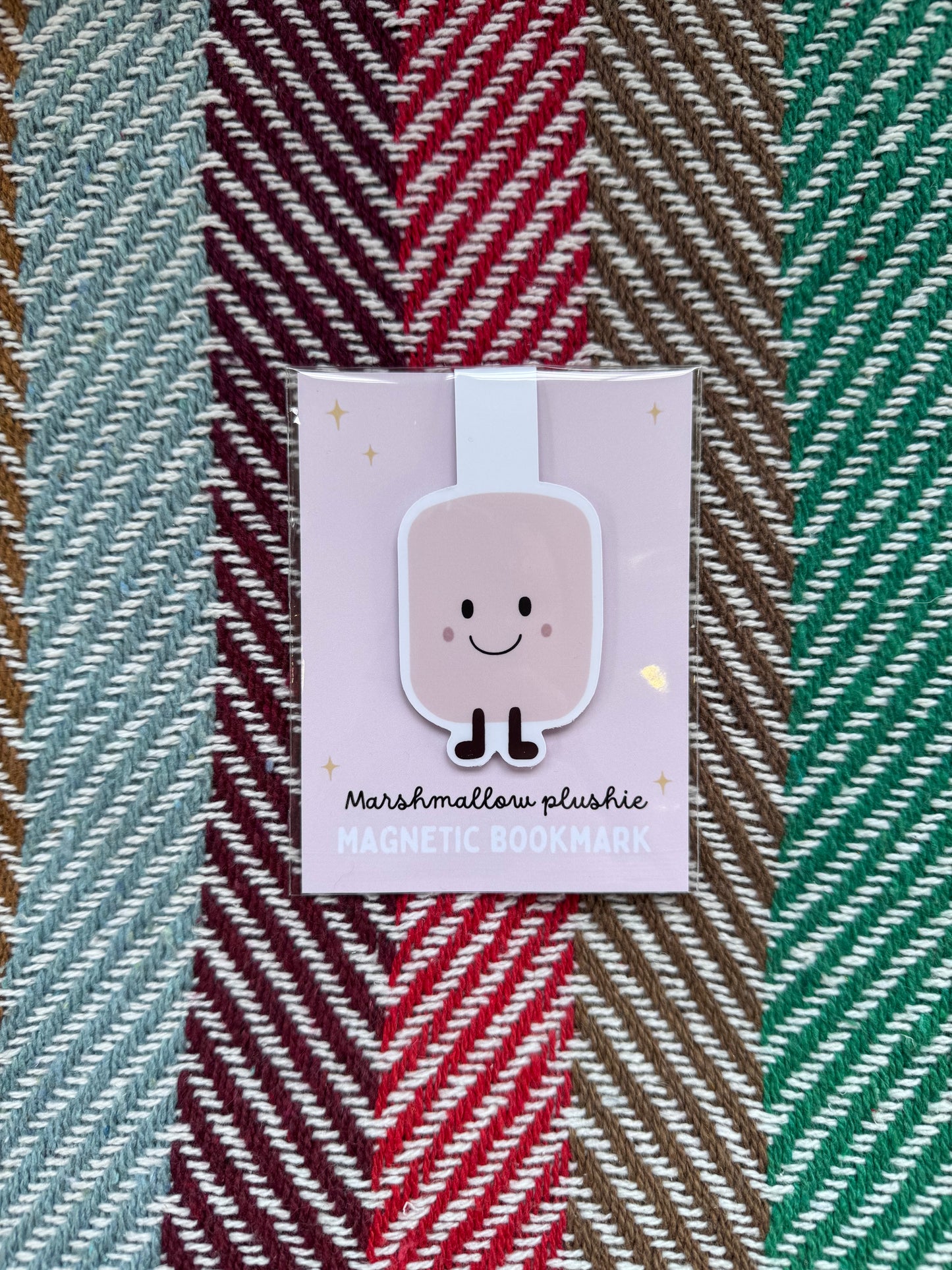 Marshmallow Magnetic Bookmark