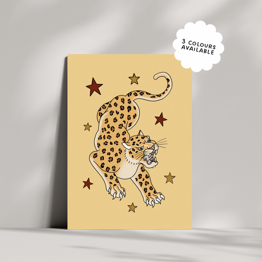 Traditional Style Leopard Print