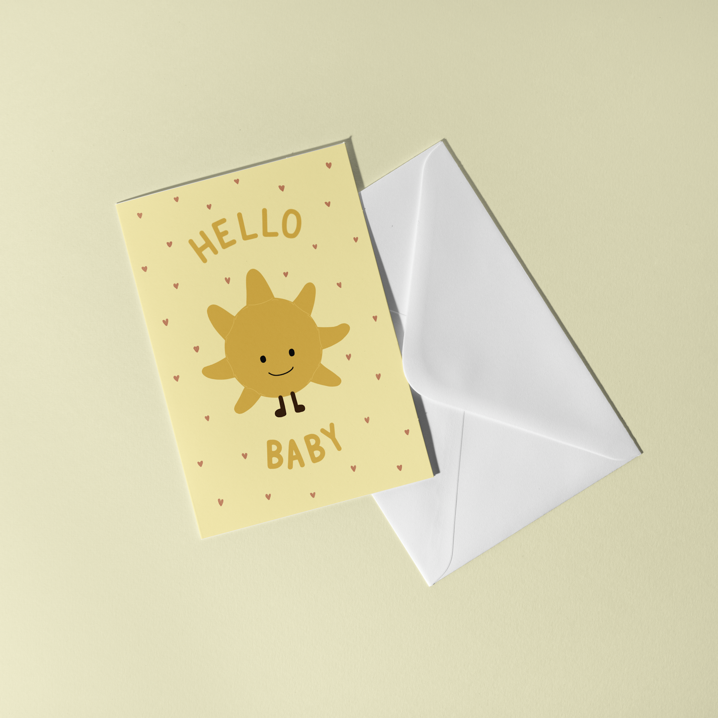 Hello Baby Sunshine Card
