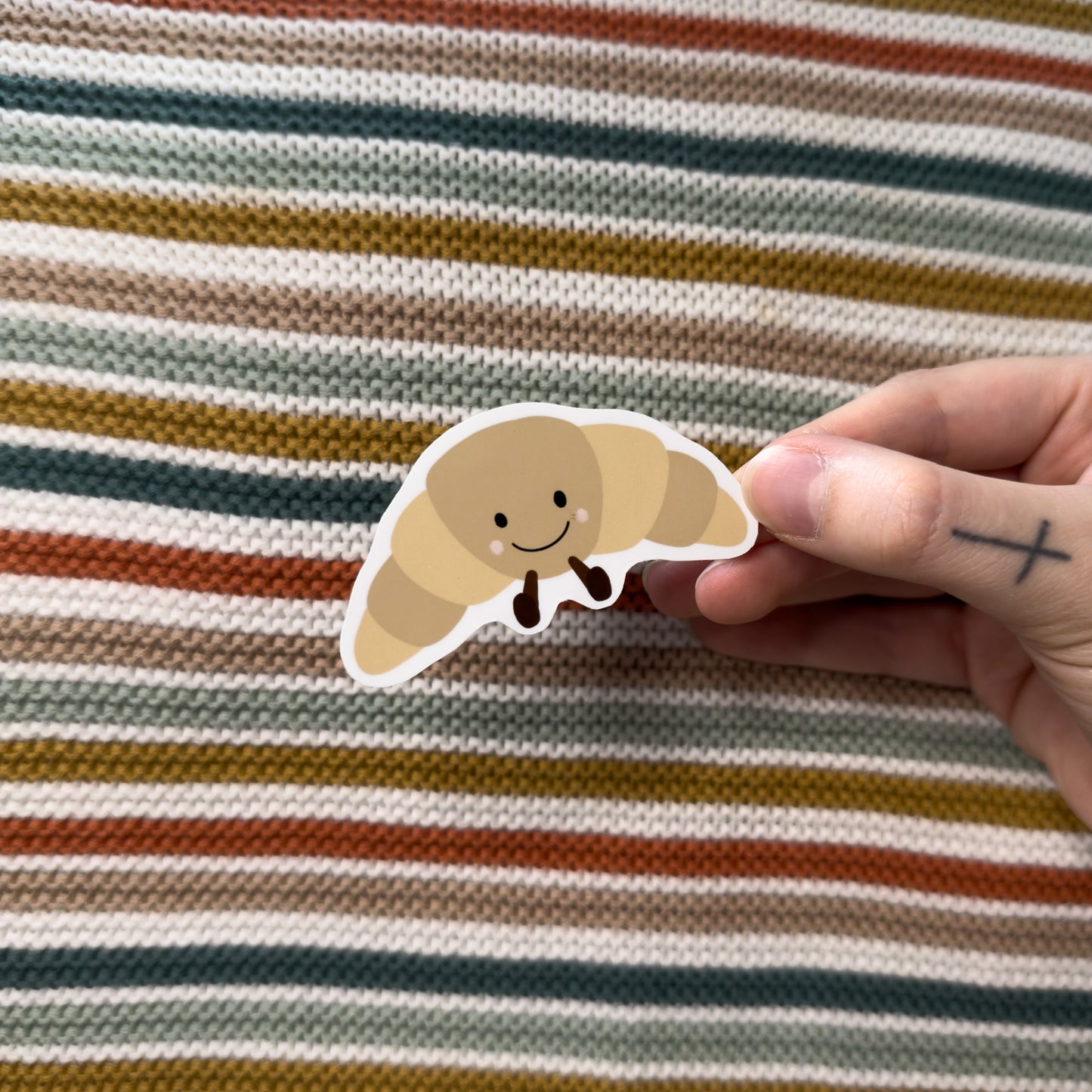 Croissant Plushie Sticker