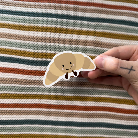 Croissant Plushie Sticker
