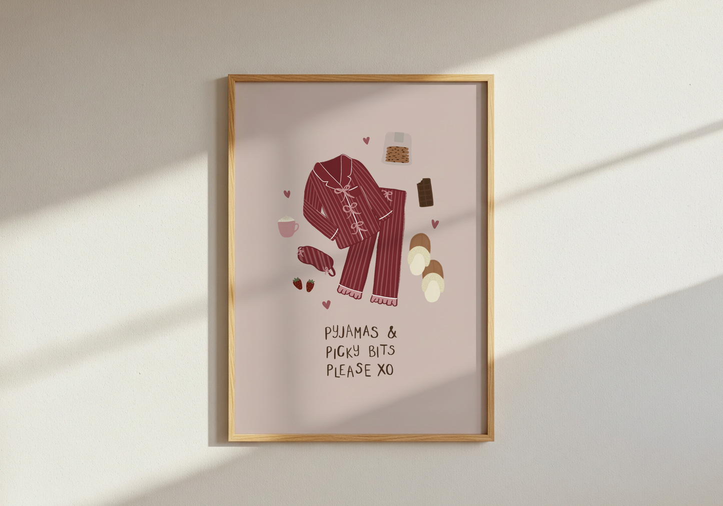 Pyjamas & Picky Bits Print