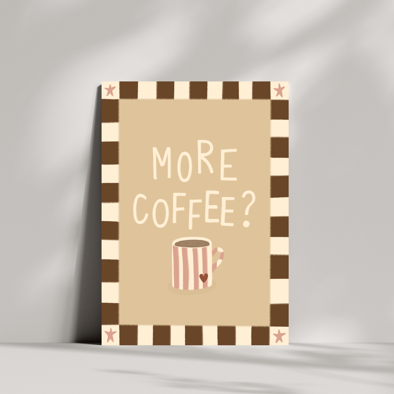 More Coffee Print