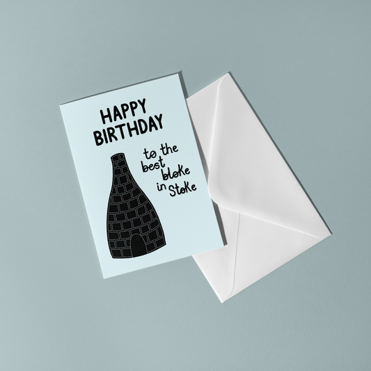 Best Bloke In Stoke Happy Birthday Card