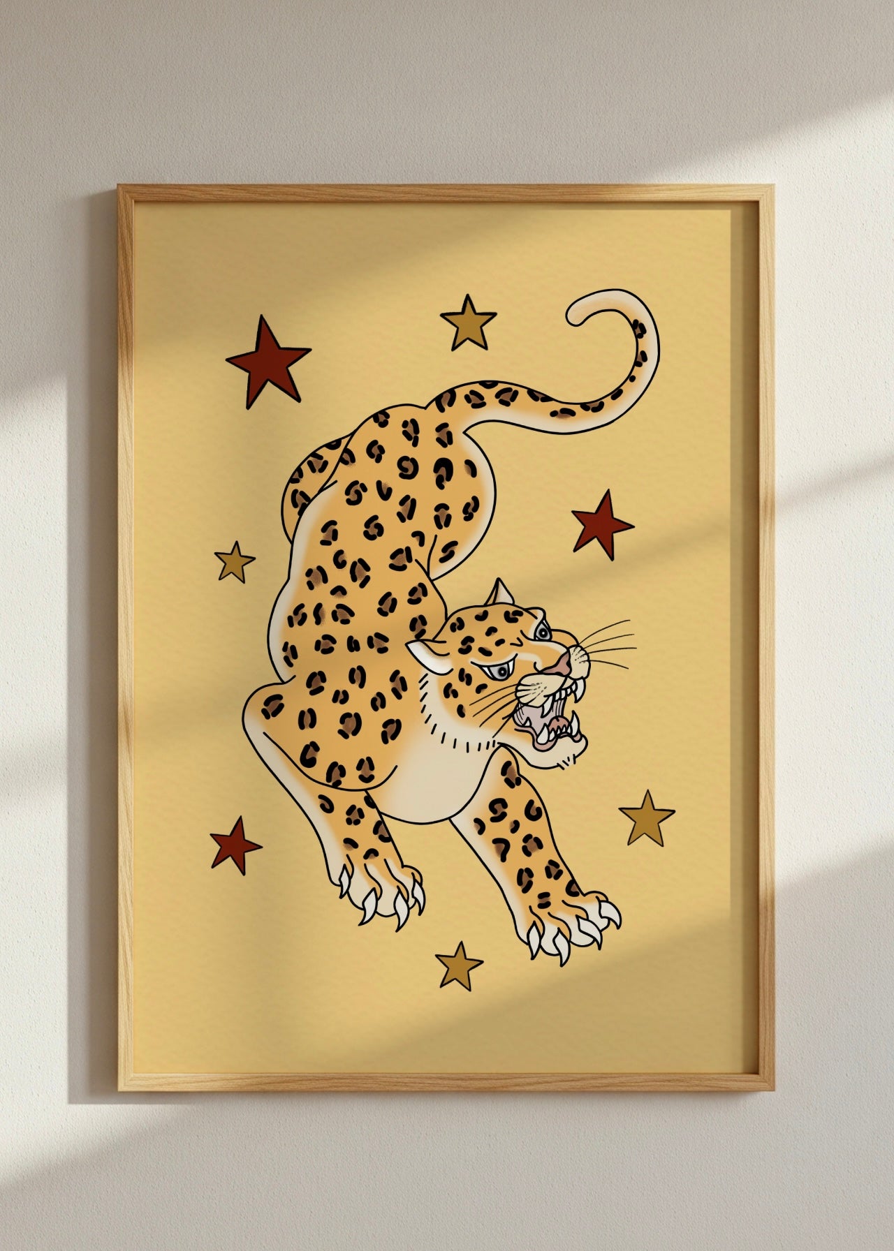 Traditional Style Leopard Print
