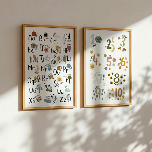 Educational Children’s Print Set