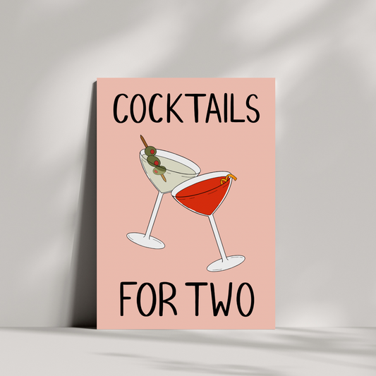 Cocktails For Two Print