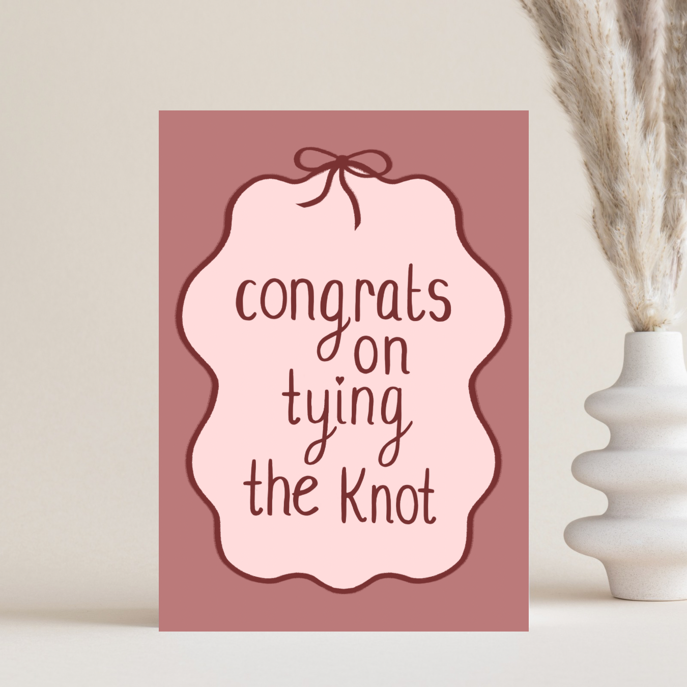Congrats On Tying The Knot Card