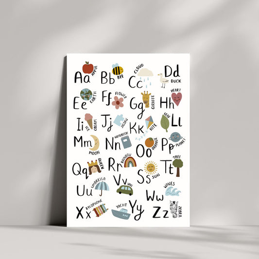 Alphabet Learning Children’s Print