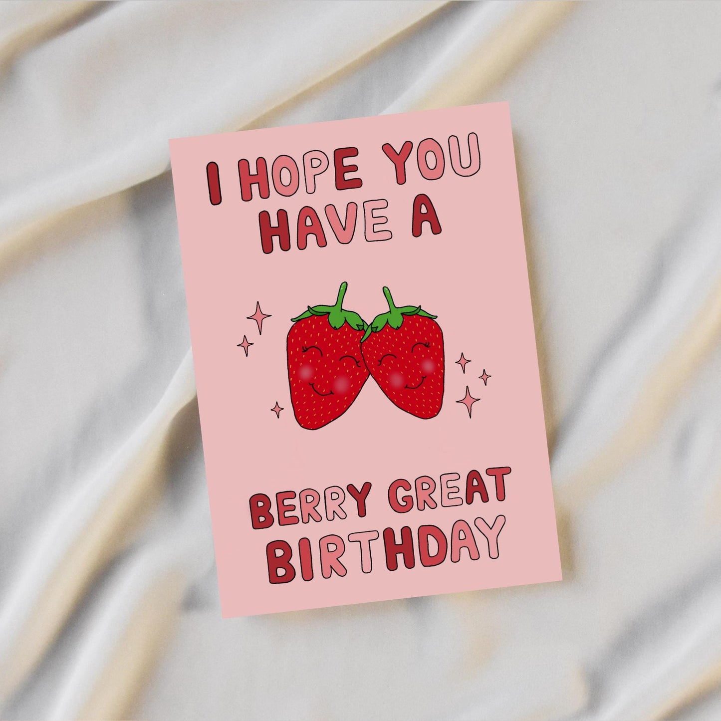 Strawberry Pun Birthday Card